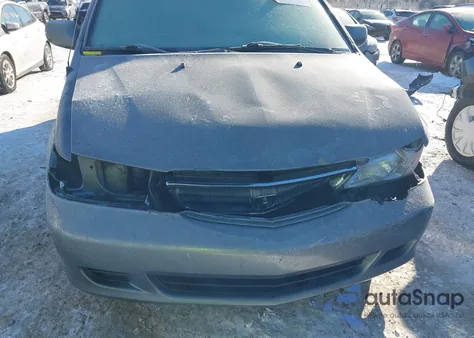 2002 Honda Odyssey Ex z USA, uszkodzony, nr VIN 5FNRL18622B025130